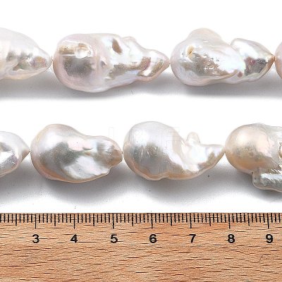 Natural Nucleated Pearl Beads Strands PEAR-B004-15L-03A-1