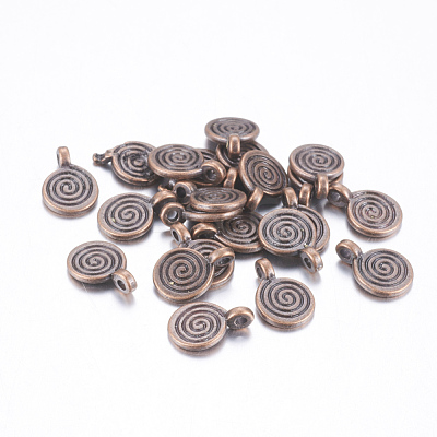 Tibetan Style Alloy Charms X-RLF0339Y-NF-1