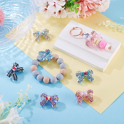 5Pcs 5 Styles Acrylic Spacer Beads OACR-TA0001-66-1