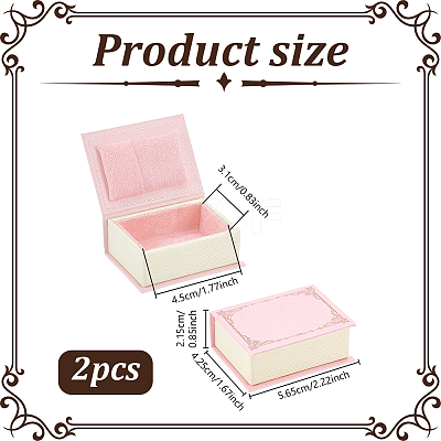 Paper Rings Storage Boxes CON-WH0100-46-1