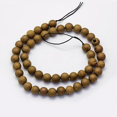 Electroplate Natural Druzy Agate Beads Strands G-G708-8mm-12-1