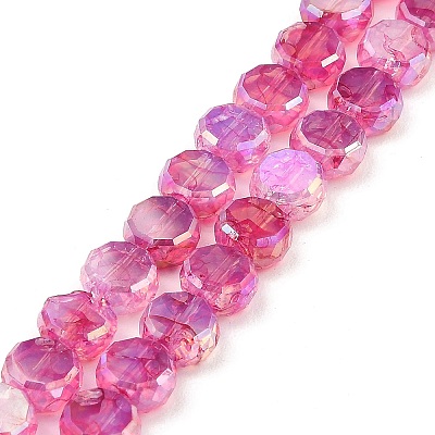 Imitation Jade Glass Beads Strands GLAA-P058-05A-1