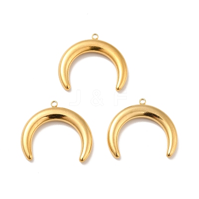 Ion Plating(IP) 304 Stainless Steel Pendants STAS-I197-018B-G-1