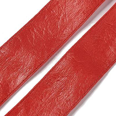 Imitation Leather Polyester Ribbon X1-DIY-R050-02C-1