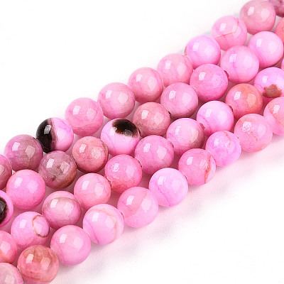Natural Persian Jade Beads Strands G-A255-A02-01G-1