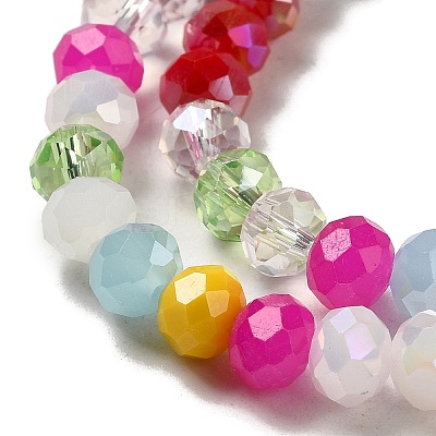 Glass Beads Strands EGLA-A034-M6mm-29-1