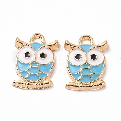 Alloy Enamel Pendants ENAM-B054-02G-03-1