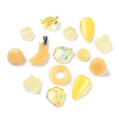Mixed Styles & Shapes Glass Cabochons/Pendants/Links/Beads GLAA-MSMC006-01E-1