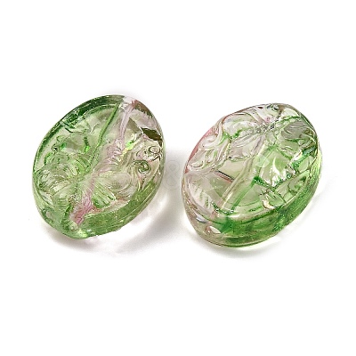 555Pcs Transparent Two Tone Acrylic Beads MACR-K359-25C-1