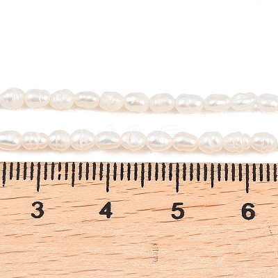 Natural Cultured Freshwater Pearl Beads Strands PEAR-F020-07-1