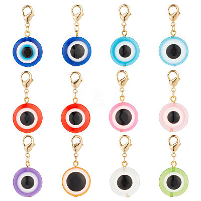 Resin Pendant Decoration PALLOY-PH01586-1