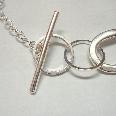 Brass Bracelet Making KK-G224-S-1