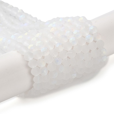 Transparent Glass Beads Strands EGLA-A034-T4mm-MB19-1