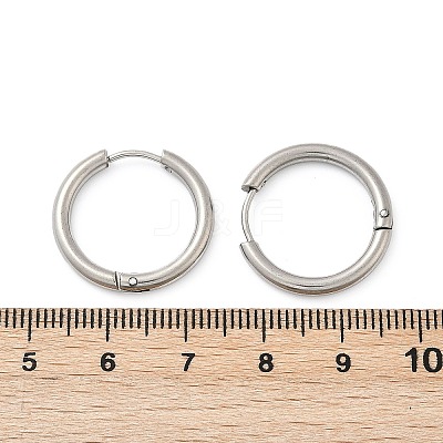 202 Stainless Steel Huggie Hoop Earrings EJEW-F111A-20mm-P01-1