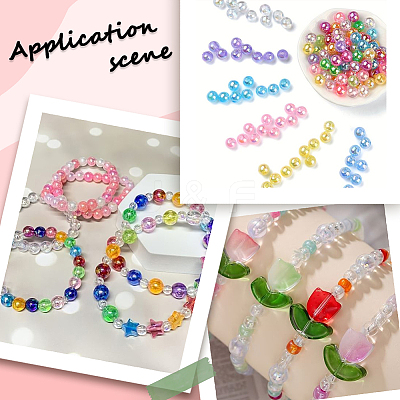 Transparent Acrylic Beads MACR-SP0001-28B-01-1