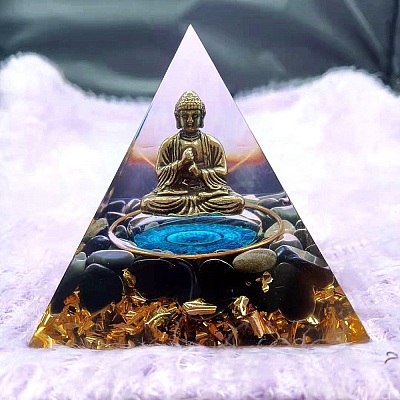 Orgonite Pyramid Resin Display Decorations PW23040683191-1