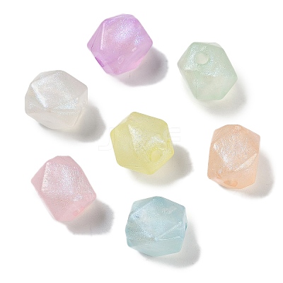 Luminous Transparent Acrylic Beads LACR-U001-02-1