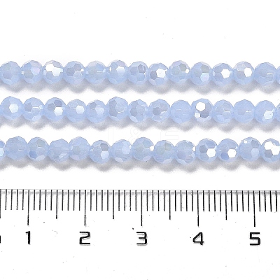 Imitation Jade Glass Beads Stands EGLA-A035-J4mm-B03-1