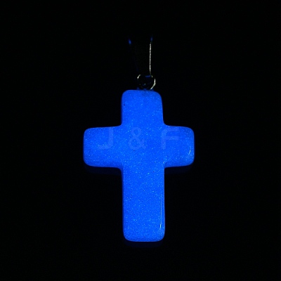 Synthetic Luminous Stone Dyed Pendants G-H308-06P-02-1