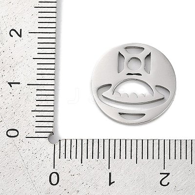 304 Stainless Steel Pendants STAS-R135-10P-1