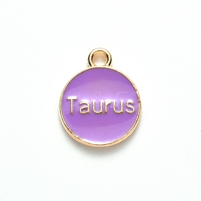 Alloy Enamel Pendants ENAM-S124-01B-01C-1
