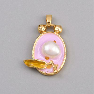 Alloy Enamel Pendants FIND-WH0148-843C-1