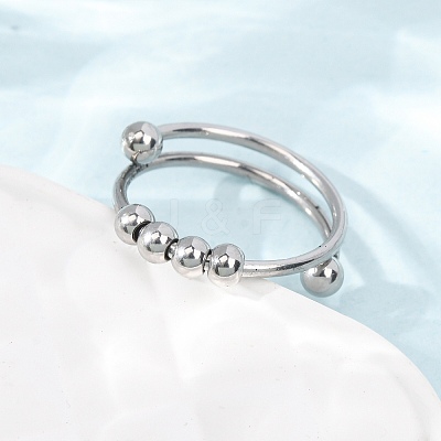 304 Stainless Steel Cuff Open Rings SA-CBA8B85-12P-1