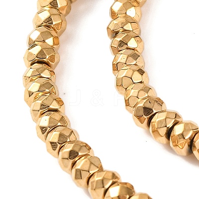 Electroplated Synthetic Non-magnetic Hematite Beads Strands X-G-H027-E01-02-1