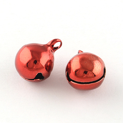 PVD Vacuum Plating Brass Bell Charms Pendants X-KKB-R002-10mm-04-1