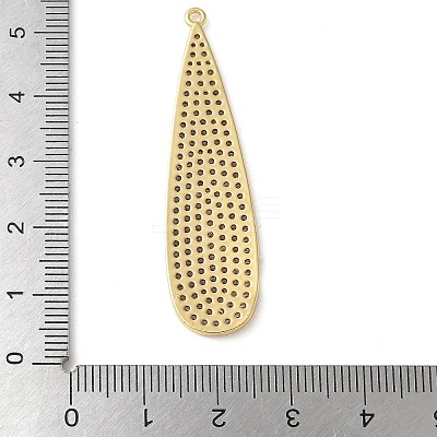 Brass Micro Pave Cubic Zirconia Pendants KK-P290-59G-1