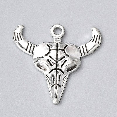 Tibetan Style Alloy Pendants PALLOY-WH0101-04AS-1