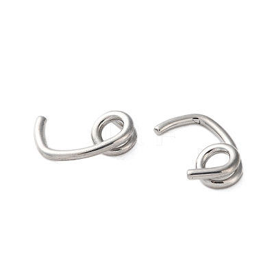 304 Stainless Steel Earring Finding STAS-L282-001P-1