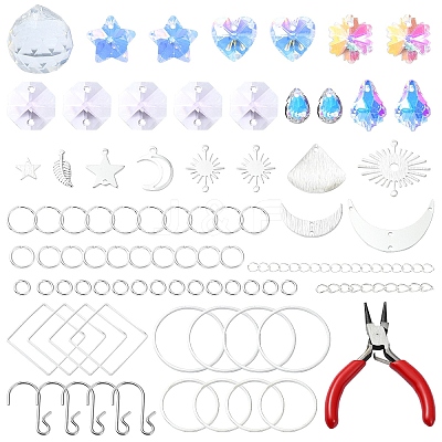 DIY Glass Suncatchers Making Kits DIY-YW0008-94-1