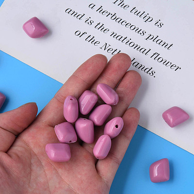 Opaque Acrylic Beads MACR-S373-15A-A12-1