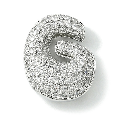 Rack Plating Brass Cubic Zirconia Pendants KK-S378-02P-G-1
