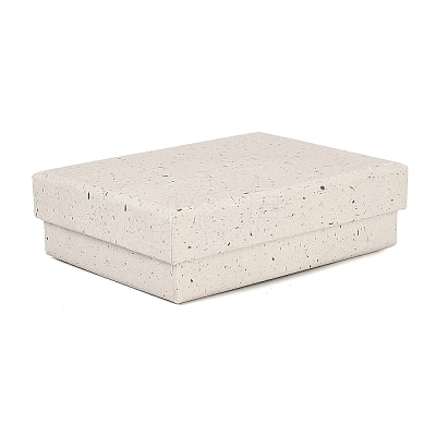 Rectangle Paper Jewelry Storage Boxes with Sponge Inside CON-I013-01B-1