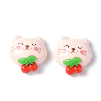Opaque Resin Cabochons CRES-P023-02E-1