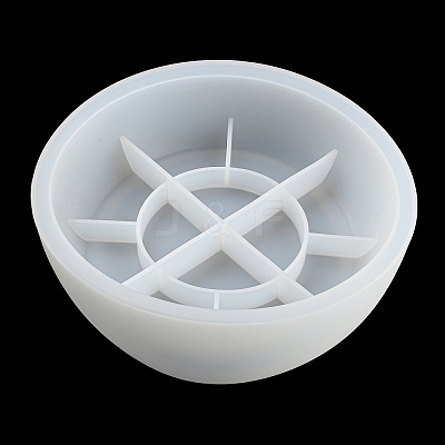 Round Shape DIY Candle Cups Silicone Molds DIY-E072-01-1