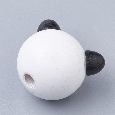 Natural Wooden Beads X-WOOD-S040-32-1
