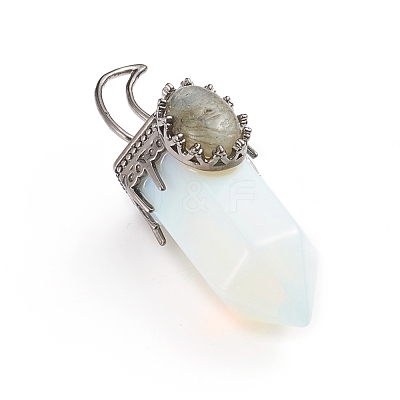 Opalite Pointed Big Pendants G-I275-01H-1