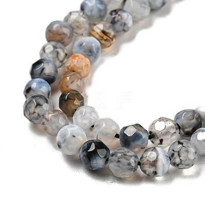 Natural Fire Crackle Agate Bead Strands X-G-R344-4mm-24-1