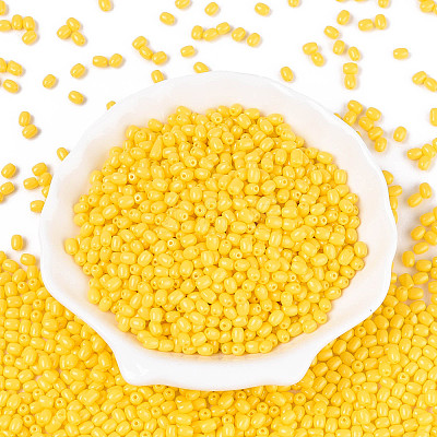 Baking Paint Glass Seed Beads SEED-N007-29F-1