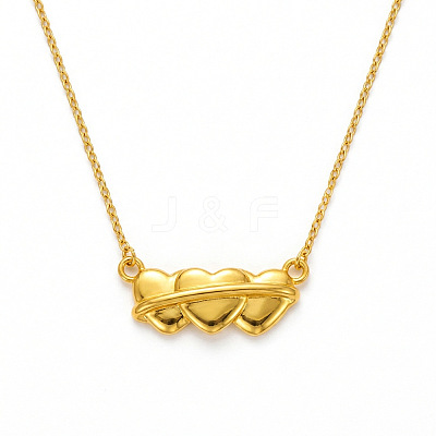 Brass Pendant Necklaces for Women WGA6662-04-1