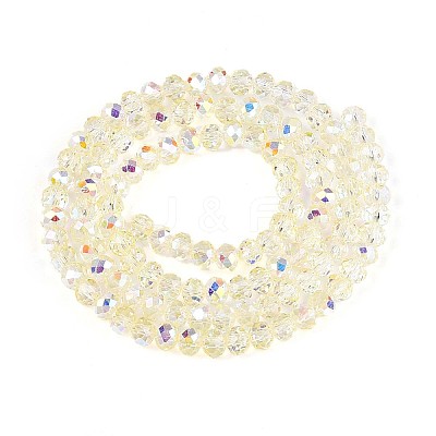 Transparent Glass Beads Strands X-EGLA-N016-6mm-05-1