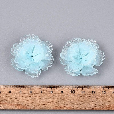 Heat Shrink Acrylic Bead Caps OACR-N155-02C-1