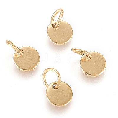 Ion Plating(IP) 304 Stainless Steel Charms X-EJEW-L238-03A-G-1