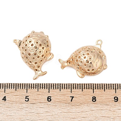 Brass Pendants KK-G532-08G-1