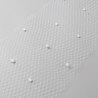 Elastic Polyester Deco Mesh Ribbons DIY-WH0308-465C-1
