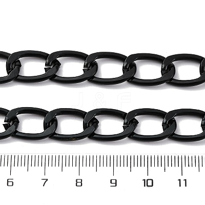 Oxidation Aluminum Faceted Curb Chains LS-CHA-TAC0003-01EB-B-1