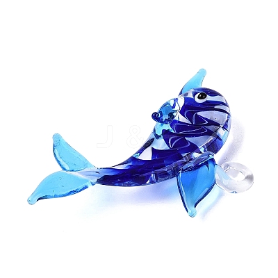 Handmade Lampwork Big Pendants LAMP-T023-14F-1